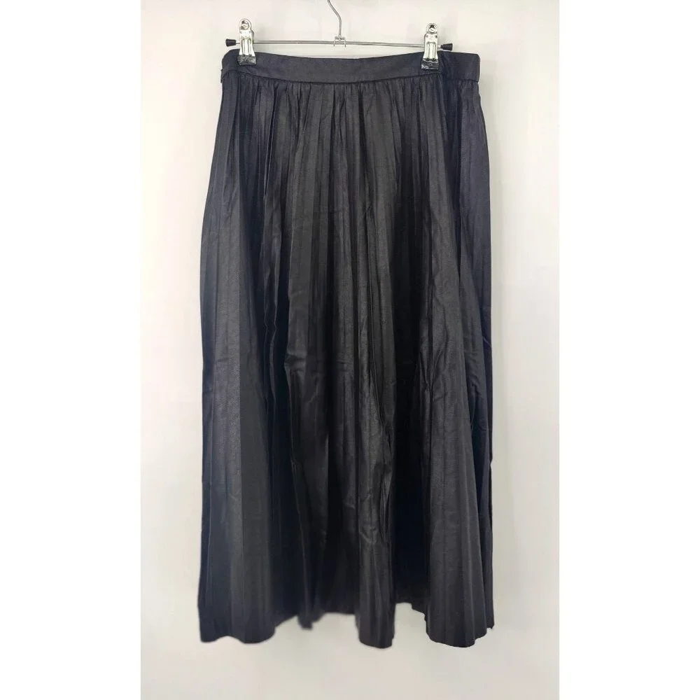 New Banana Republic Long Faux Leather Skirt Size S - Picture 5 of 9